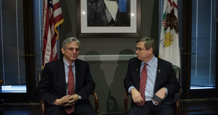 Garland met with Sen. Mark Kirk (R-Ill.) in March.