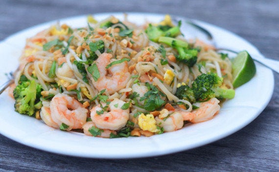 Everything you need for this delicious Shrimp Pad Thai, you can find at your local grocery store — and it can go head-to-head with any restaurant version. <a href="http://www.onceuponachef.com/2016/03/shrimp-pad-thai.html" target="_blank">Get the recipe</a> at Once Upon A Chef. 