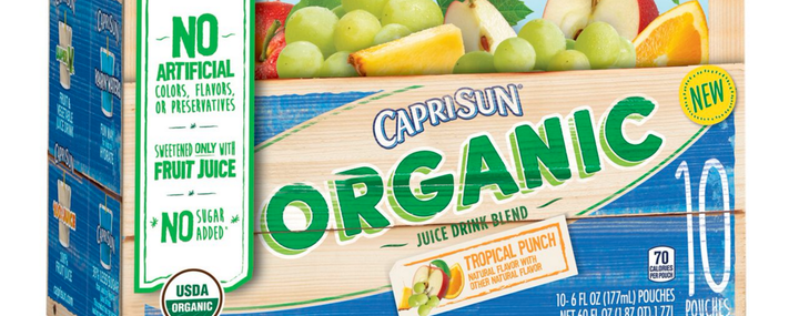 Capri Sun's new line of juice drinks are certified by the USDA as organic, but that doesn't necessarily make them a more nutritious choice.