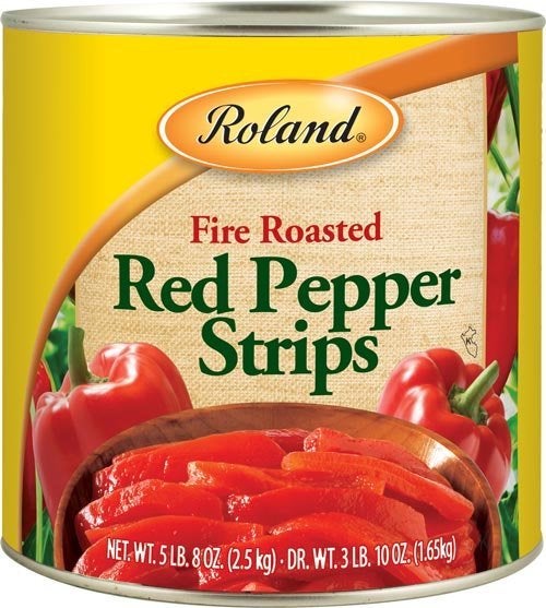 Roland Fire Roasted Red Pepper Strips