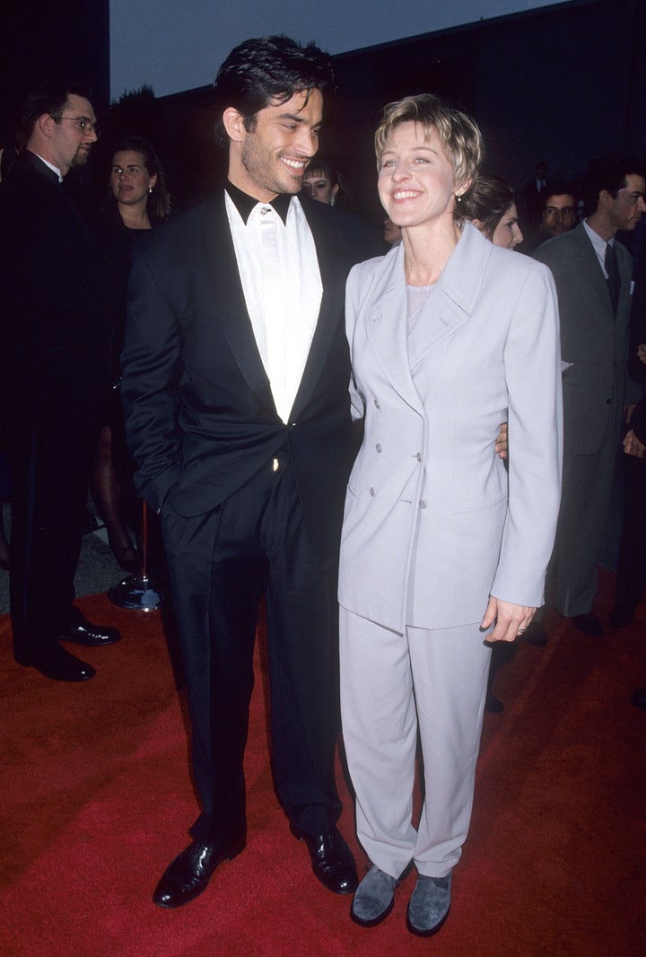 Seen here with DeGeneres in 1995, Schaech now calls Ellen "a great example for the human race."