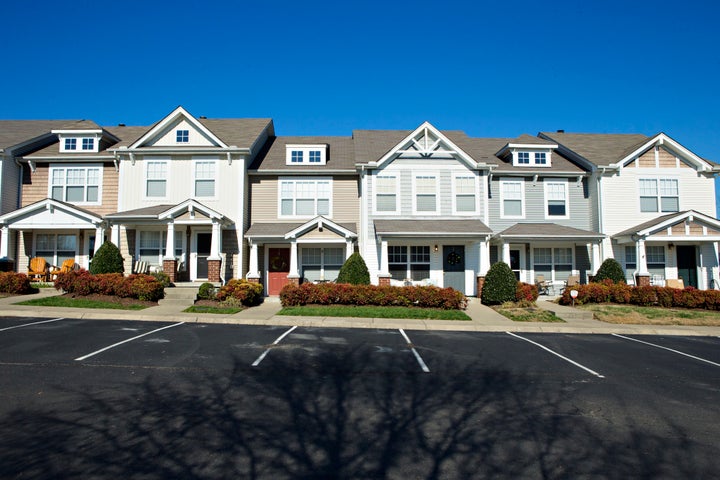 A row of condos in Nashville. 