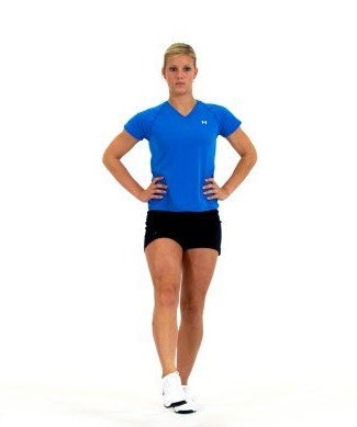 The single-leg balance and reach.