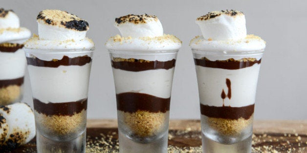 Get the <a href="http://www.howsweeteats.com/2013/08/no-bake-smores-cheesecakes/" target="_blank" data-beacon="{"p":{"mnid":"entry_text","lnid":"citation","mpid":12}}">No Bake S’mores Cheesecakes recipe</a> from How Sweet It Is.