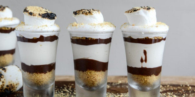 Get the No Bake S’mores Cheesecakes recipe from How Sweet It Is.