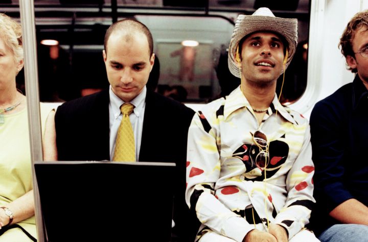 Average subway commuters or inspiration for Buster Bluth?