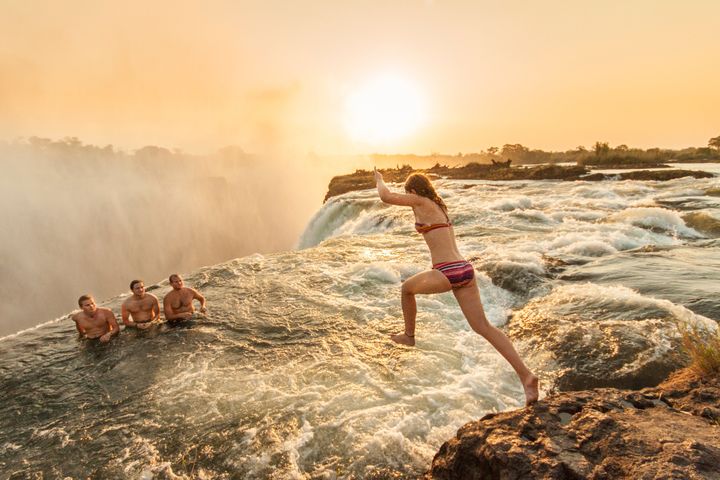When you're lounging mere feet from the steep drop of Victoria Falls, you'll understand why this place is called the Devil's Pool.
