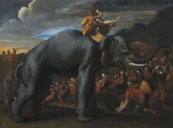 Hannibal led 30,000 men over the Alps - and 37 elephants
