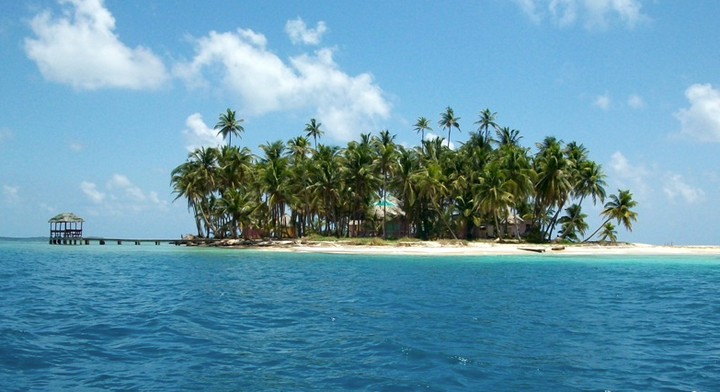 Pink Pearl Island: £340,000 for a 2.5 acre island with a main house, three cabanas, and a 'traditional fishermen's style shack' in Nicaragua