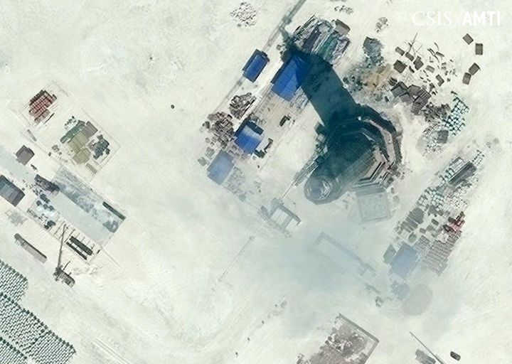 China has started operating a lighthouse on Subi Reef, one of its artificial islands in the contested South China Sea.