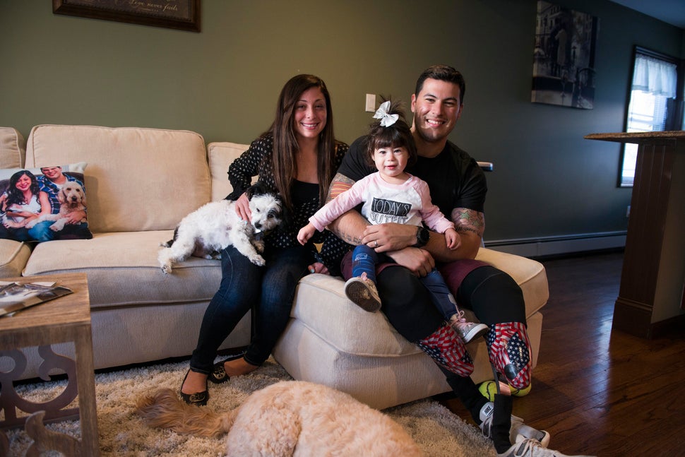 Ferreira with his wife, Tiffany, and their daughter, Tianna. 