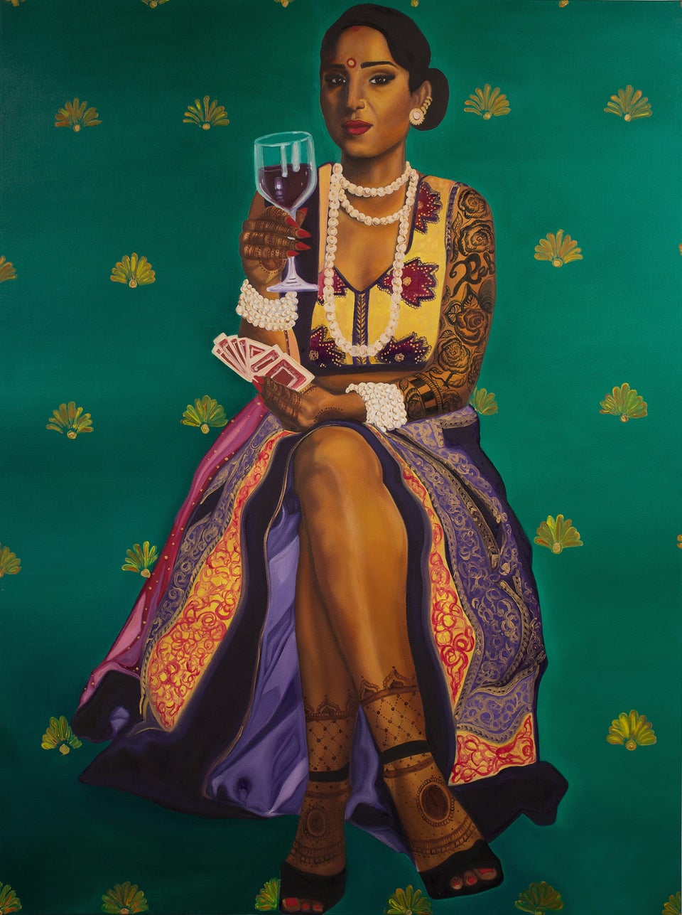 This Feminist Artist Paints Indian Women As Badass Pinup Models ...