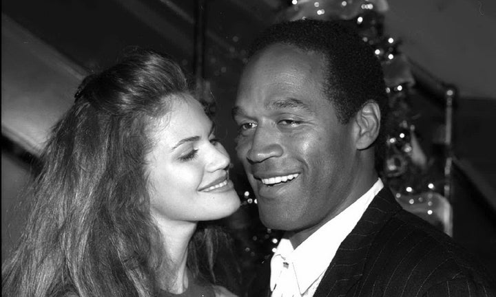 Paula Barbieri and O.J. Simpson in New York City. 