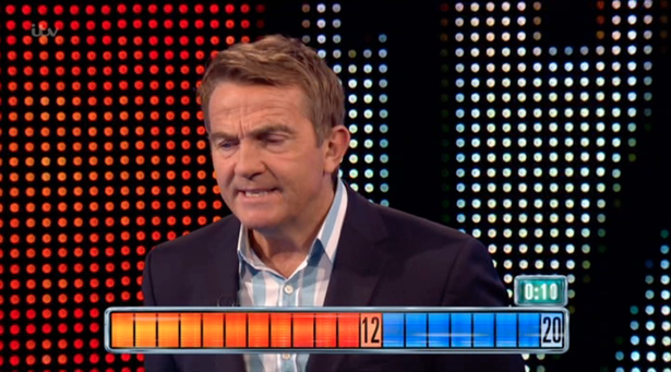 Time goes by, so slowly... 'The Chase' host Bradley Walsh.