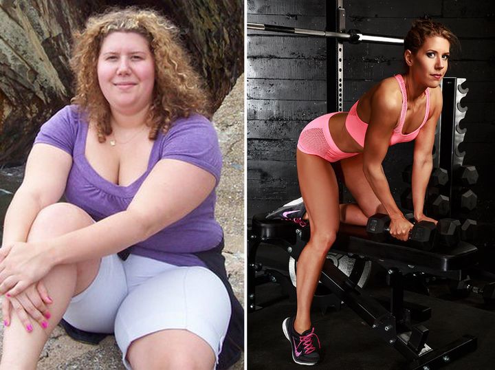 Donna Gillie before and after losing weight