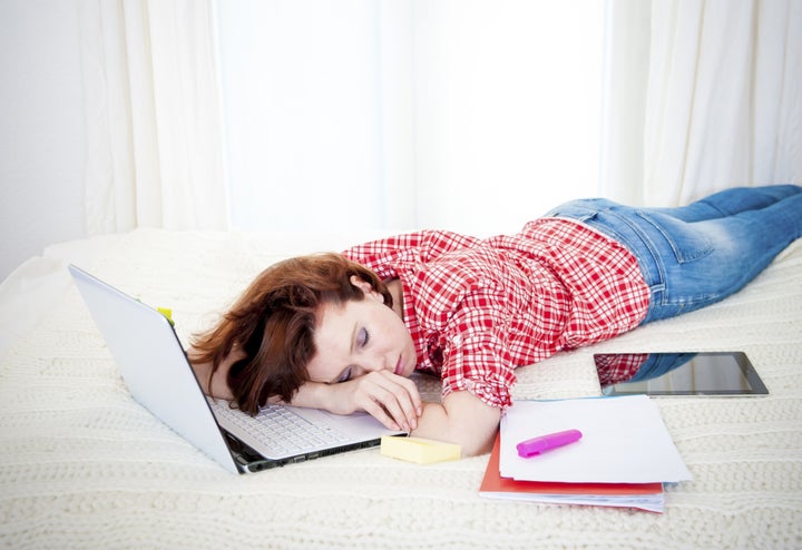 More than two-thirds of the high school students in the study reported sleeping seven hours or less a night.