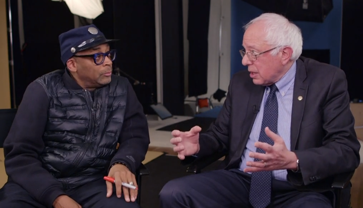 Spike Lee spoke with Bernie Sanders for an interview published by The Hollywood Reporter.