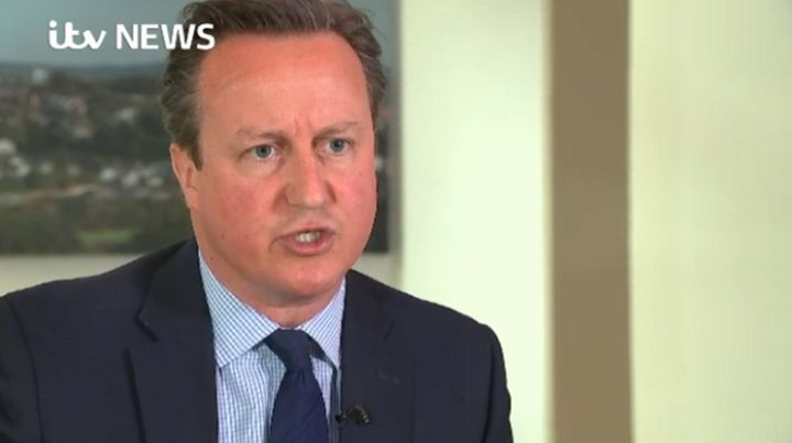 Cameron finally admitted he profited from Blairmore Holdings on ITV News on Thursday night