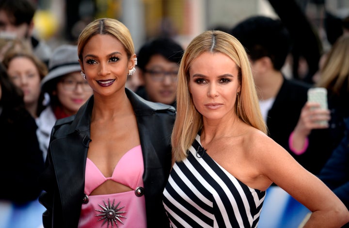 Alesha Dixon and Amanda Holden