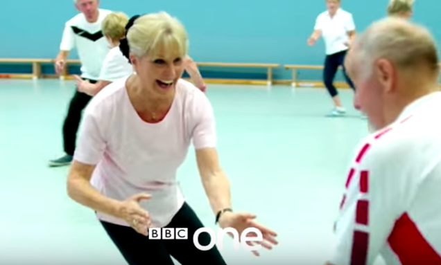 <strong>Angela impressed viewers of all ages with her vitality and enthusiasm</strong>
