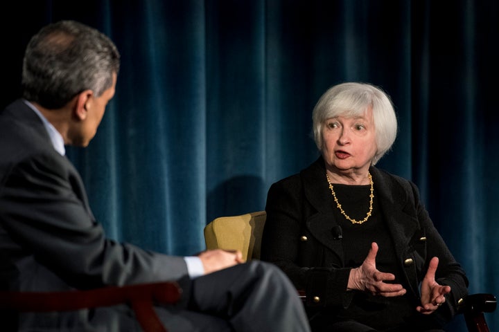 CNN's Fareed Zakaria, who moderated the panel, pressed Yellen on whether the Fed does enough for workers.