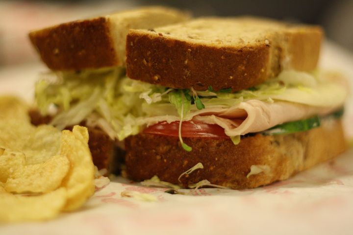 Six Jimmy John's workers were illegally canned in 2011 for trying to unionize. A court just decided they have the right to return to their jobs. Above, a Beach Club sandwich from the chain.