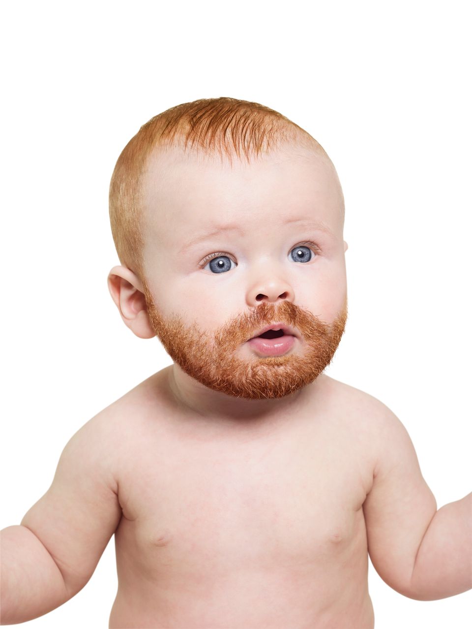 child with beard