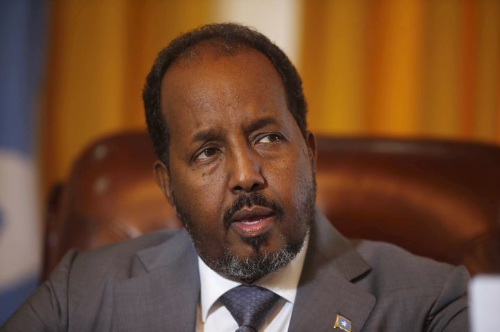 Somali President Hassan Sheik Mohamud in 2015. He was installed in 2012 to oversee a transition to democracy meant to conclude by 2016.