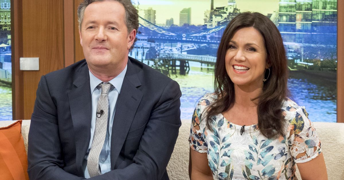 Susanna Reid Denies She Flirts With ‘good Morning Britain Co Host Piers Morgan Theyre Just