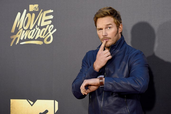 Chris Pratt in deep thought at the 2016 MTV Movie Awards.