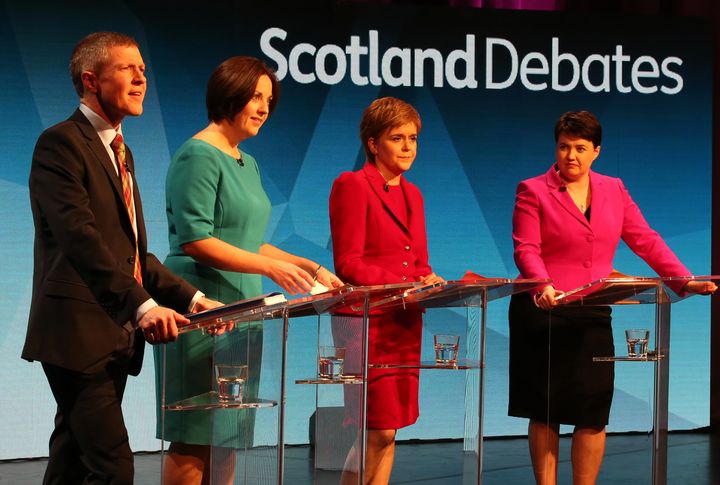 (Left to right) WIll Rennie, Kezia Dugdale, Nicola Sturgeon and Ruth Davidson have all published their tax returns