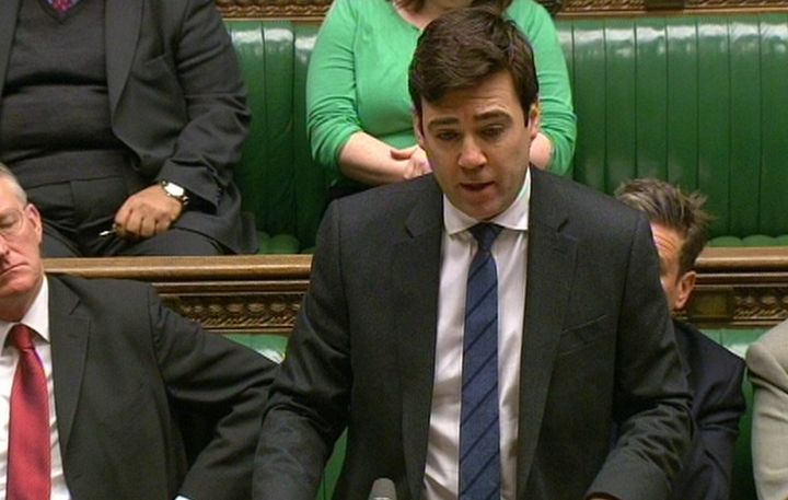 Andy Burnham in the Commons