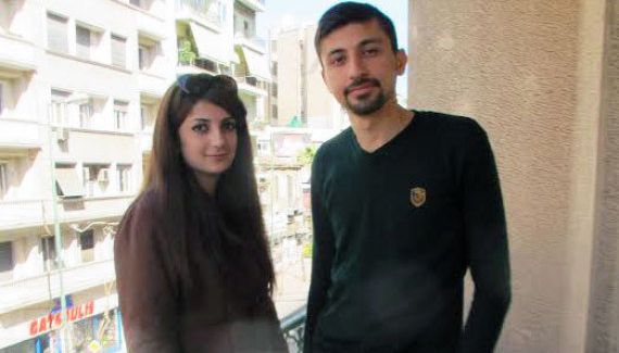 Newlyweds Rania and Mazd fled their home in Aleppo, Syria, to escape the civil war. Now they're waiting to start a new life together in Europe.
