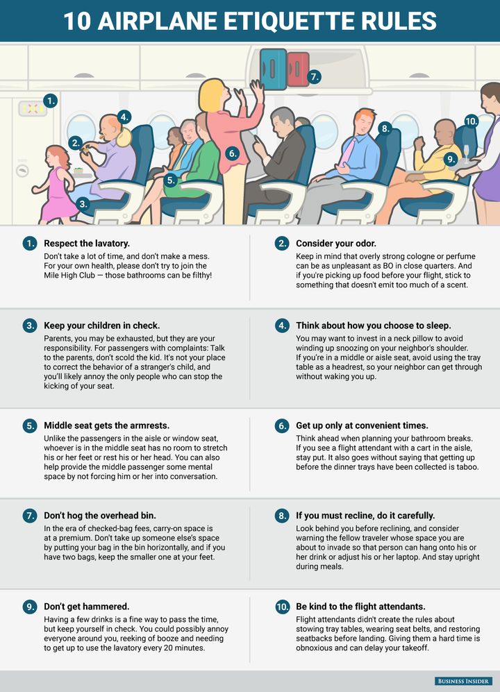 Airplane etiquette: Dos and don'ts for your next flight