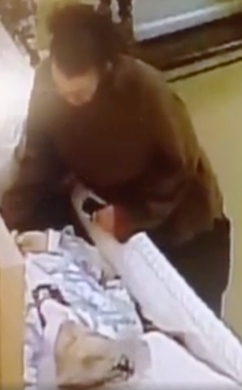 The unidentified thief roughly removed the ring from Lois Hicks' finger, tearing her skin as she did