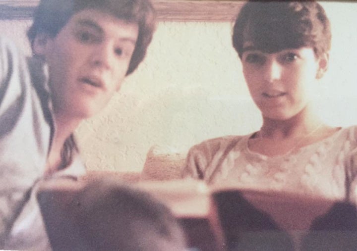 Adam and Debra Silbar when they first met.