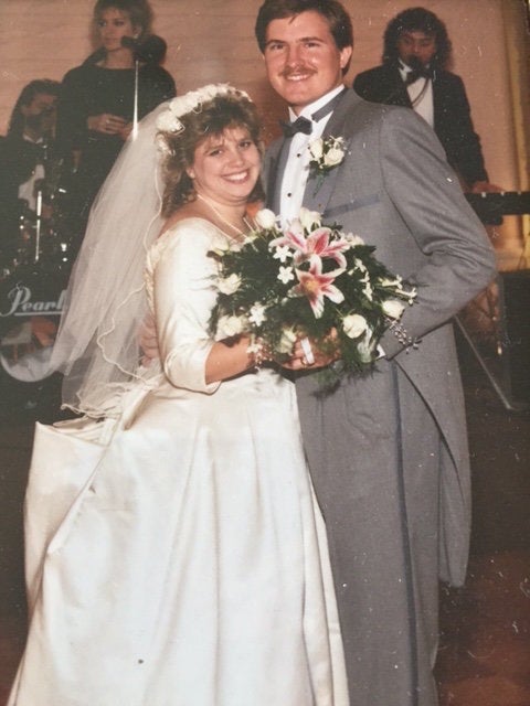 And at their wedding!