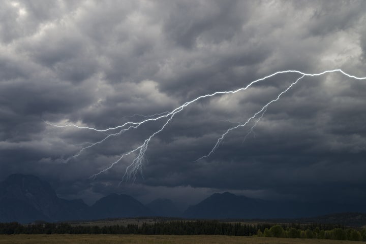 The National Weather Service has used all caps since 1849, when forecasters issued weather reports via teleprinters