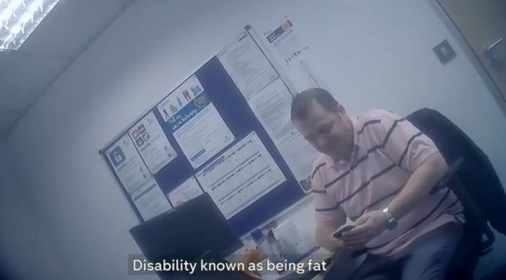 The Capita assessor was filmed making insulting comments