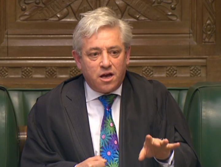 John Bercow is reportedly to stop MPs naming the mystery pair in parliament