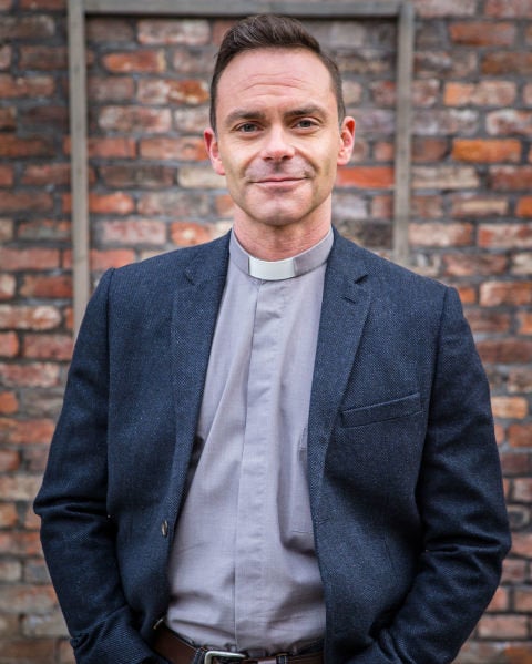 <strong>Daniel Brocklebank as Vicar Billy</strong>