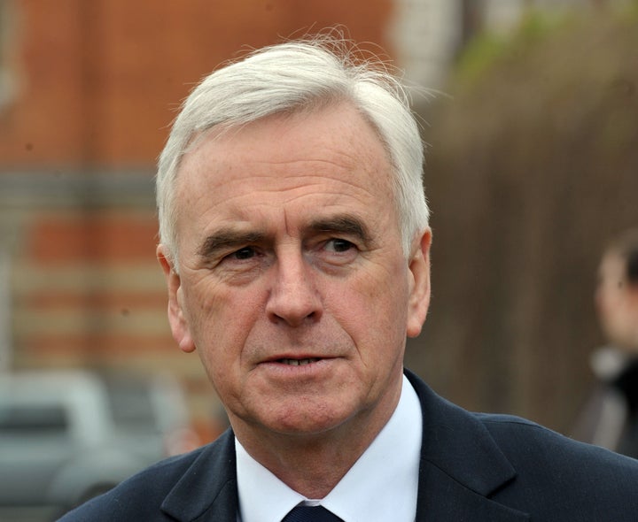 Shadow Chancellor John McDonnell