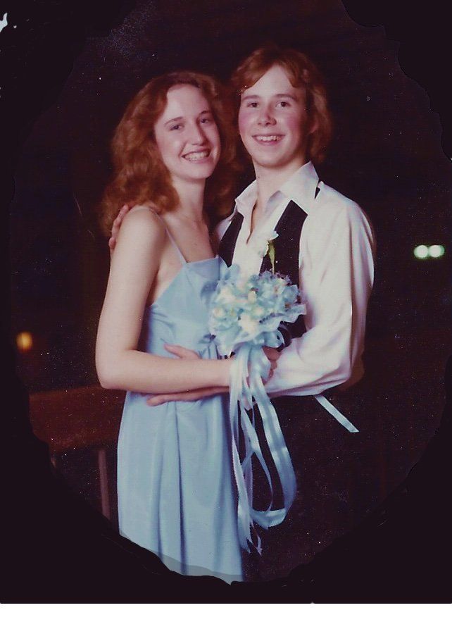 Christina and Scott Ocheltree's first date was to their high school senior homecoming dance in October 1978.