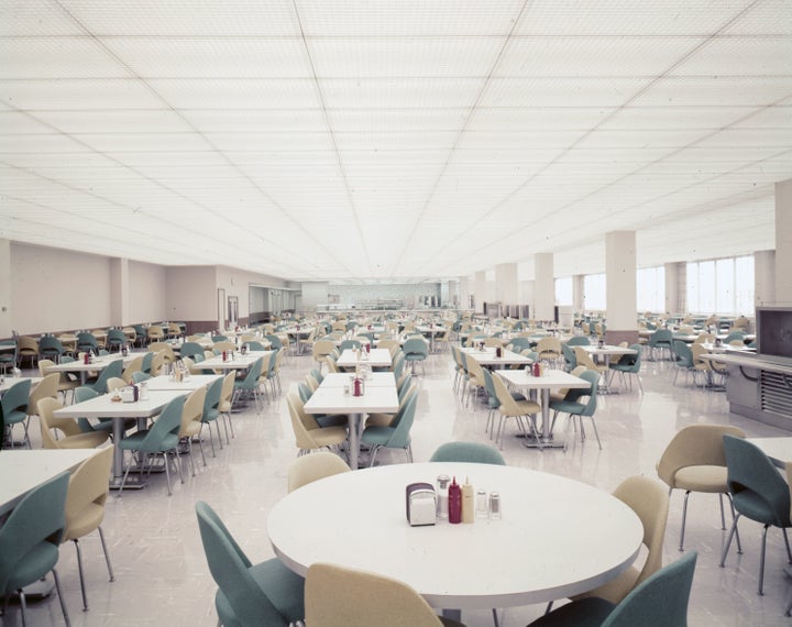 Ford Engineering Research Center cafeteria, 1958.