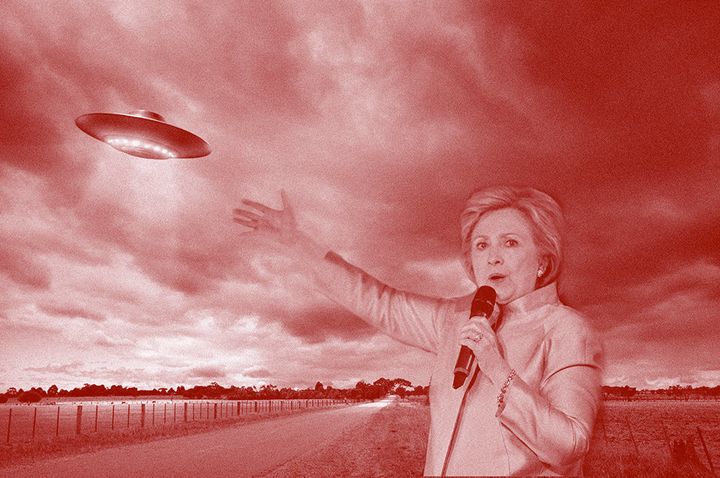 Hillary Clinton has let it be known this past year that she's very interested in the subject of UFOs.