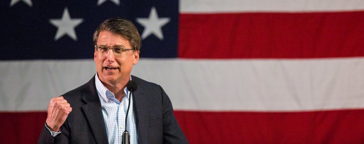 North Carolina Gov. Pat McCrory (R) does damage control over anti-LGBT law.