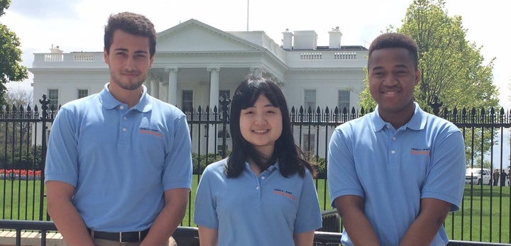 Amro Halwah, Si Ya "Wendy" Ni and Stephen Mwingria are representatives from the Lemelson-MIT InvenTeam who will be at the 2016 White House Science Fair.