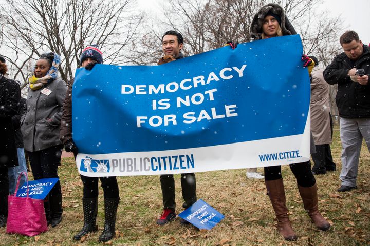 Advocacy groups like Public Citizen, Common Cause and People for the American Way have been fighting to overturn the Supreme Court's Citizens United decision for years.