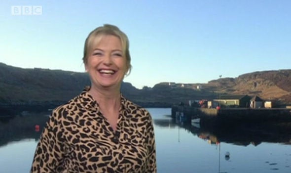 Carol Kirkwood on 'BBC Breakfast'