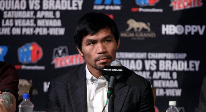 Boxer Manny Pacquiao.